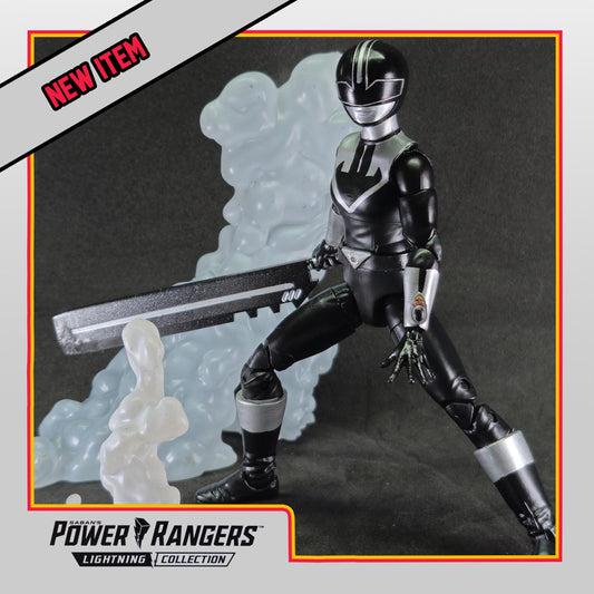 Power Rangers Time Force Black Time Force Ranger Conversion Kit| Lightning Collection