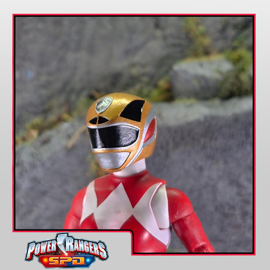 Power Rangers S.P.D. | Lightning Collection - Gold Ranger Helmet | 1/12 Scale Accessories