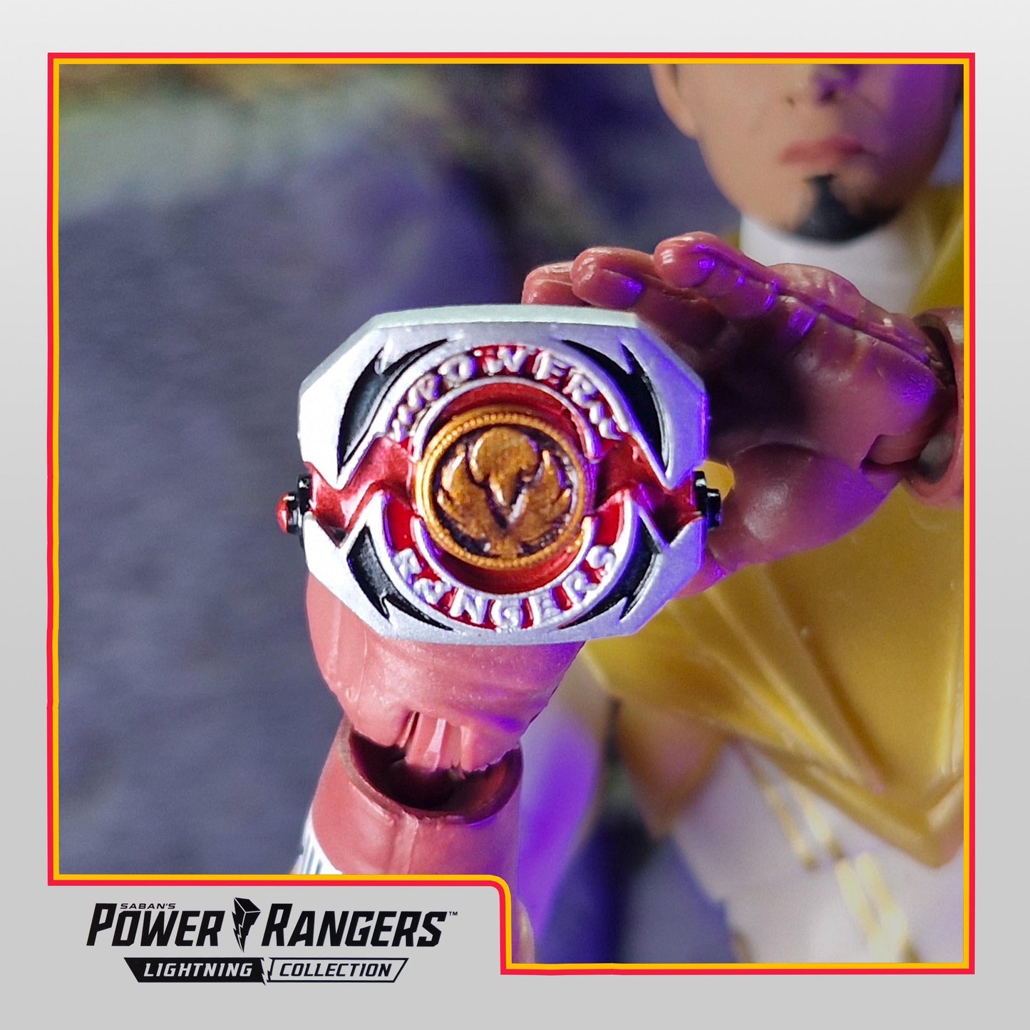 Mighty Morphin Power Rangers - Power Morpher / Dino Buckler | Street Fighter Crossover | 1/12 Accessories Scale | Lightning Collection