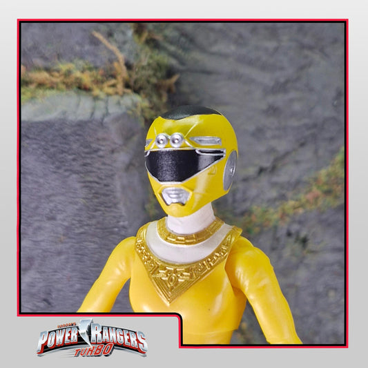 Yellow Turbo Ranger / Yellow Racer Helmet | Lightning Collection / 1:12 Accessory | 3D Printed