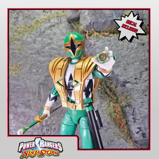 Power Rangers Ninja Storm - Green Samurai Ranger / Hurricaneger - Shurikenger Conversion Kit | Lightning Collection Accessories
