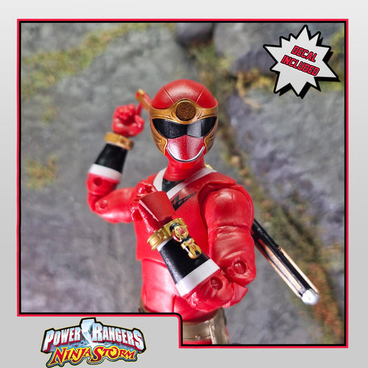 Power Rangers Ninja Storm - Red Wind Ranger / Hurricaneger - HurricaneRed Conversion Kit | Lightning Collection Accessories