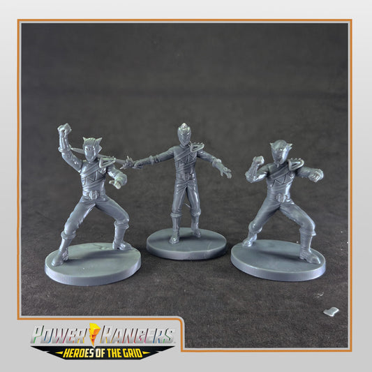 Heroes of the Grid - Dino Charge / Kyoryuger Special Rangers Miniatures | Epic Scale 50mm Miniature Tabletop Gaming