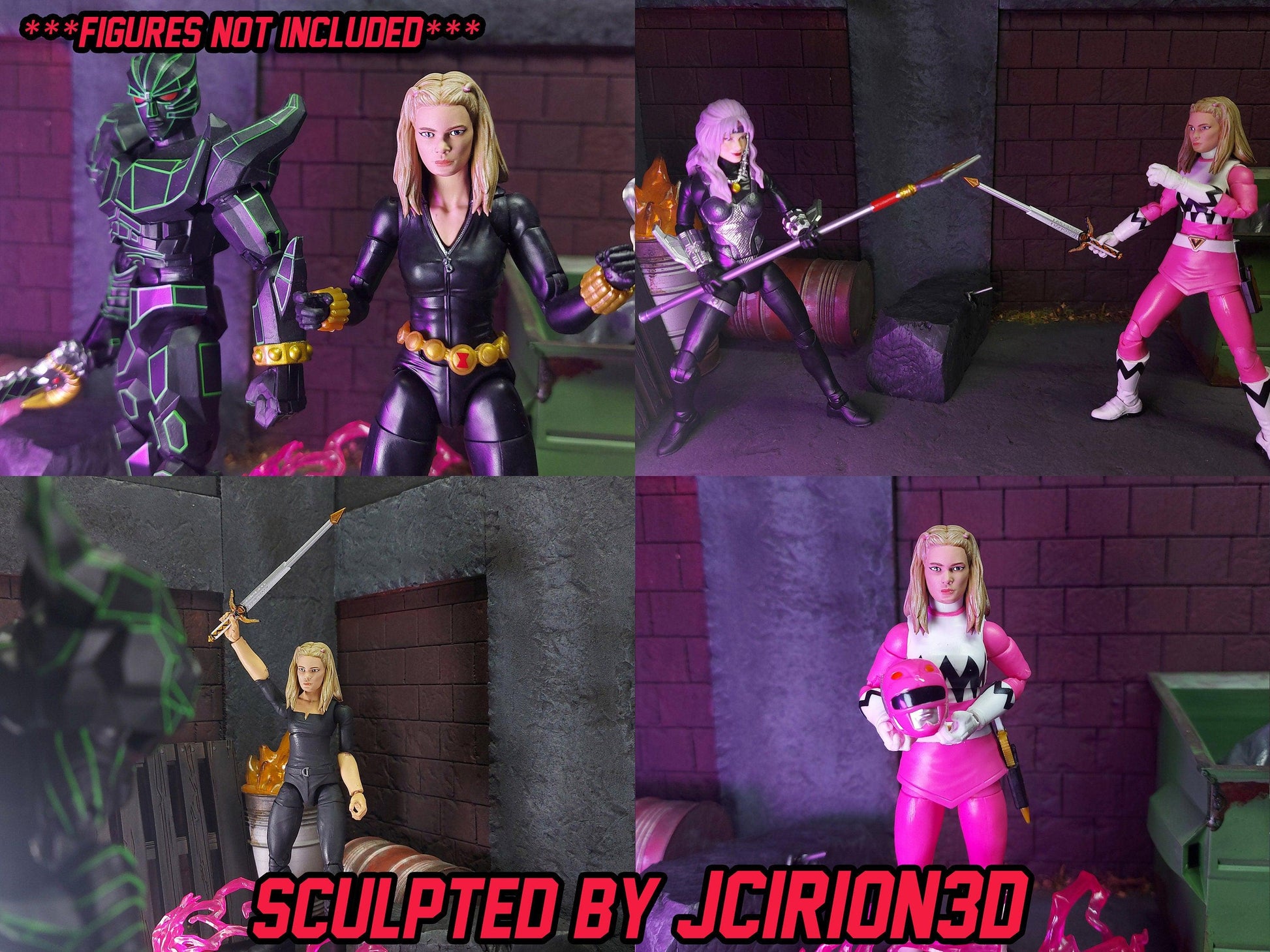 Karone - Lost Galaxy Pink Headsculpt | Lightning Collection Accessory | 3D Printed