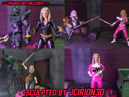 Karone - Lost Galaxy Pink Headsculpt | Lightning Collection Accessory | 3D Printed