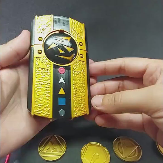 3D Printed & Painted Power Rangers - Aquitar Morpher / Doron Changer - Kakuranger | Display Prop
