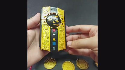 3D Printed & Painted Power Rangers - Aquitar Morpher / Doron Changer - Kakuranger | Display Prop