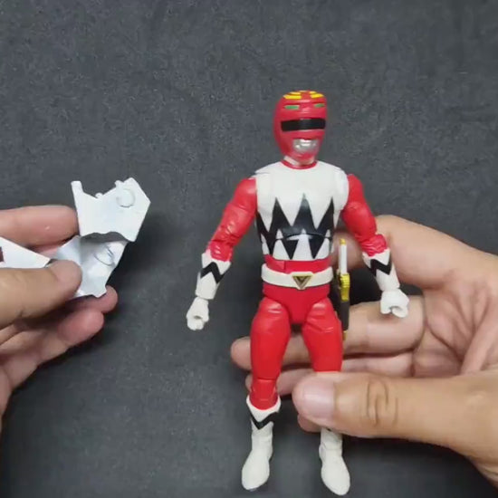 Power Rangers Lost Galaxy - Red Ranger Battlizer | Lightning Collection Accessories | 3D Printed