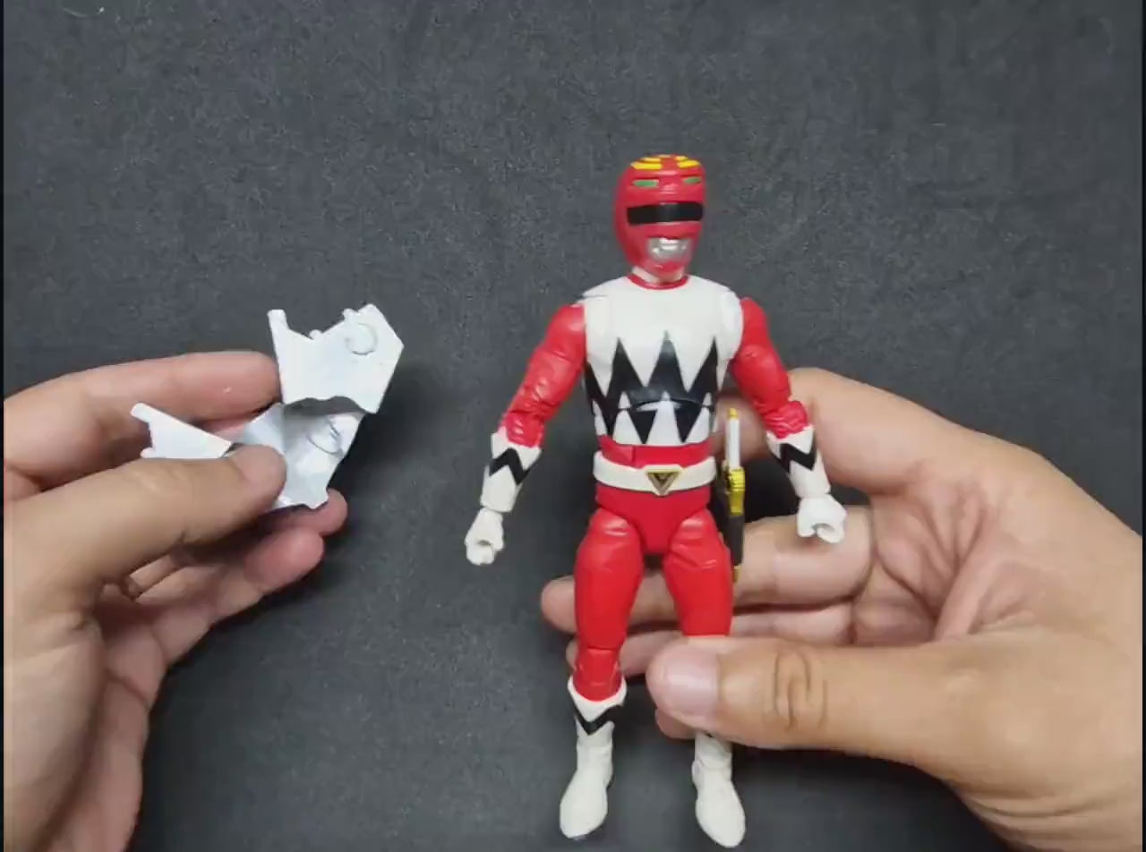Power Rangers Lost Galaxy - Red Ranger Battlizer | Lightning Collection Accessories | 3D Printed