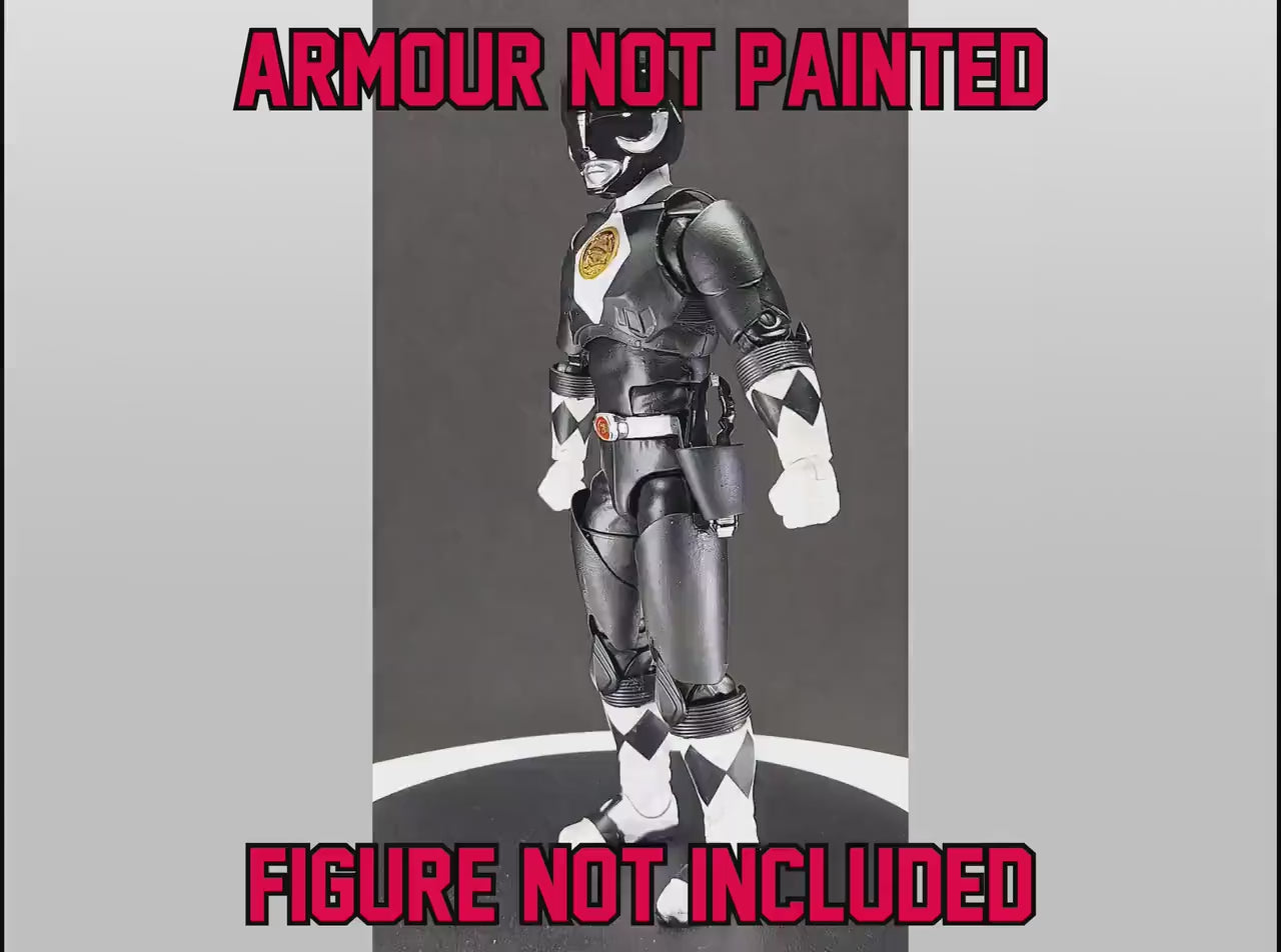 Mighty Morphin Power Rangers The Movie 1995 | Black Ranger | Lightning Collection Conversion Kit