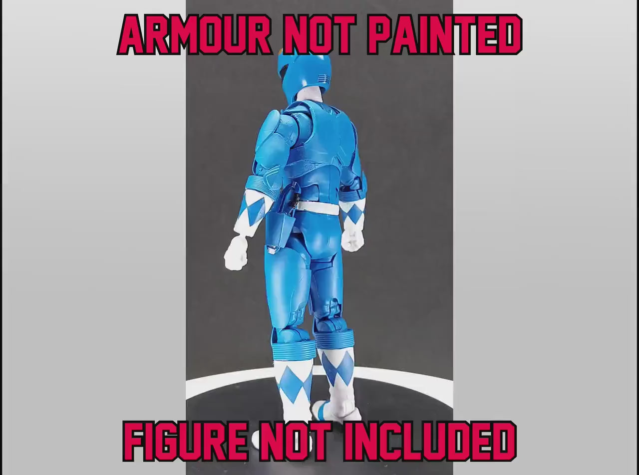 Mighty Morphin Power Rangers The Movie 1995 | Blue Ranger | Lightning Collection Conversion Kit