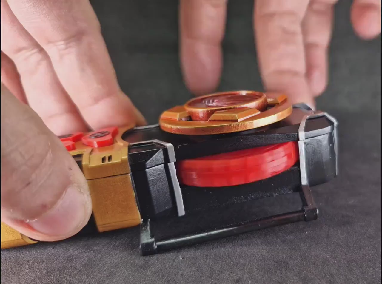 3D Printed & Painted Power Rangers Ninja Storm - Wind Morpher | Hurricaneger- Hurricane Gyro | Display Prop