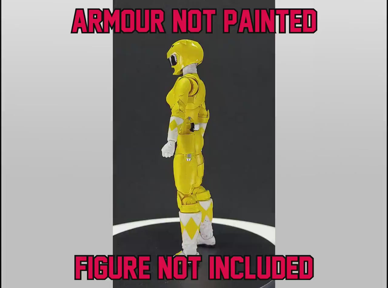 Mighty Morphin Power Rangers The Movie 1995 | Yellow Ranger | Lightning Collection Conversion Kit